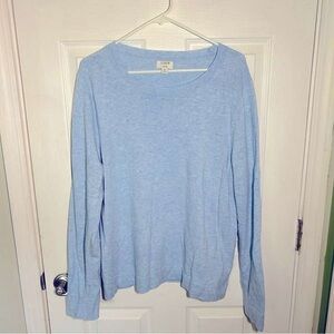 J. Crew Sky Blue Long Sleeve Top